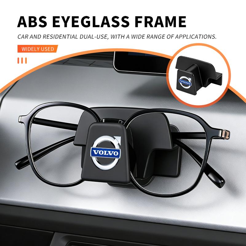 Car Seat Self-Adhesive Eyeglasses Holder Storage Sunglasses For Volvo Xc60 Xc90 V40 V60 S60 V50 V90 S80 C40 XC40 V70 XC70 C30