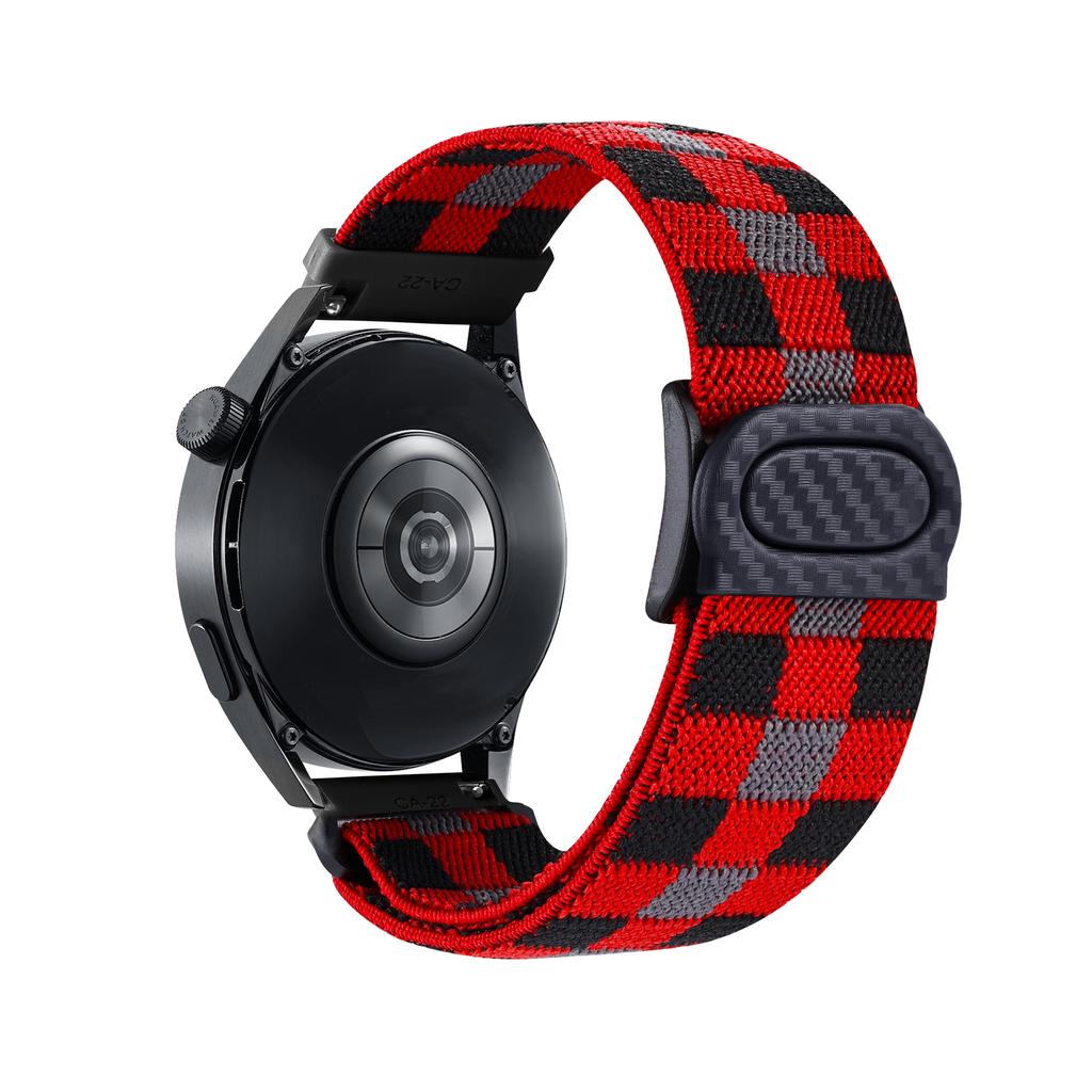 Плетеный нейлоновый ремешок 20 мм 22 мм для Huawei Watch GT/GT3 Pro/Samsung Galaxy Watch 6 5 4, магнитный браслет для Amazfit GTR/GTS Band