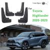 For Toyota Highlander 2022 2023 Kluger Hybrid XU70 Mudflaps Splash Guards MudGuards Mud Flaps Fender Car