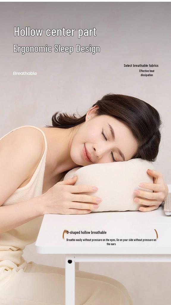 Ergonomic Lumbar Support Pillow for Office Chair and Workstation - for Sitting or Lying Down