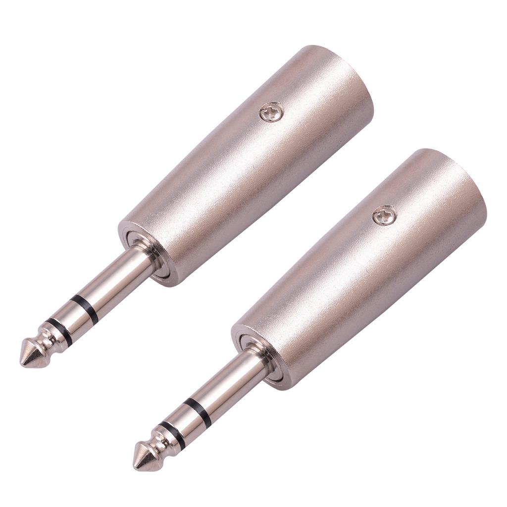 Аудиоадаптер 1/4-дюймовые 6,35 мм штекеры на 3-контактный XLR гнездо стерео микрофонный динамик адаптер конвертер разъем