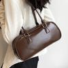 Retro Commuter Shoulder Bag Women's New High Quality Soft Leather Underarm Bags Elegant Red Bride Bag Wedding Handbags