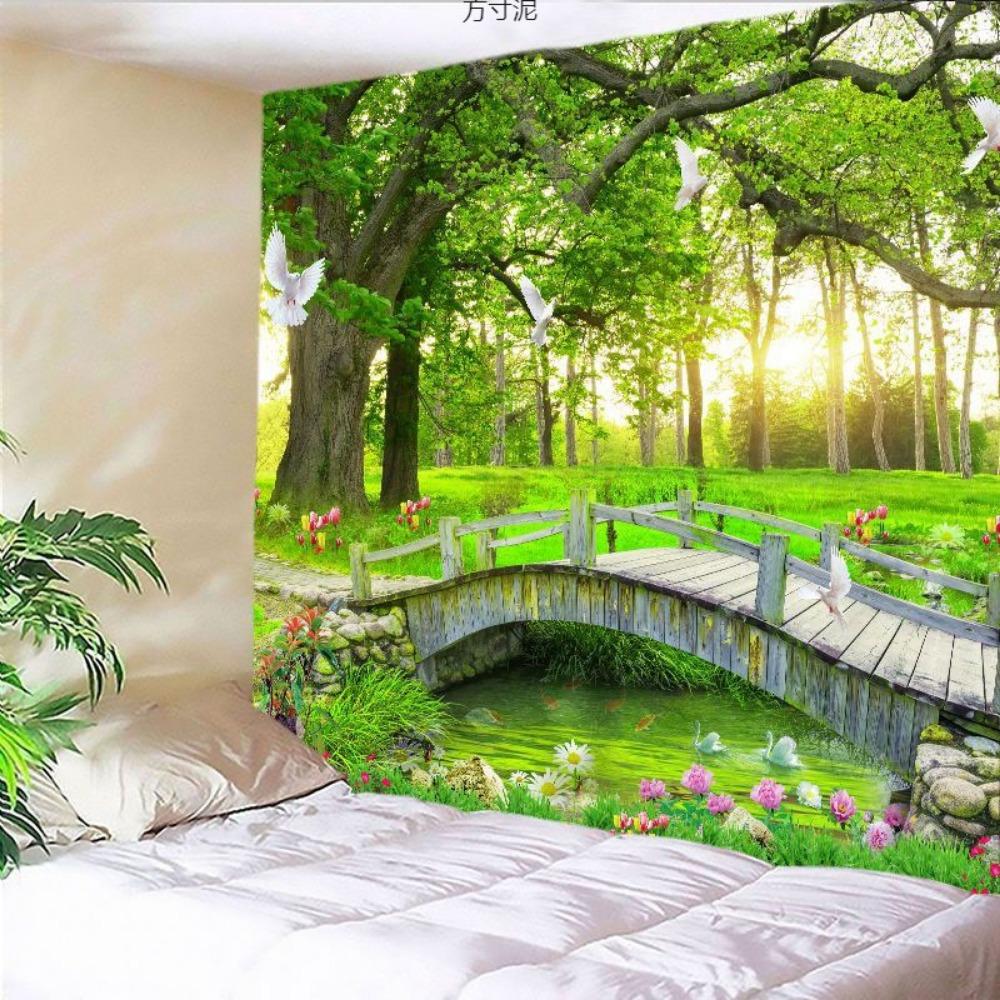 Гобелен в европейском стиле, подвесная ткань, настенное украшение, тканевый фон, тканевое покрытие для спальни, гостиной