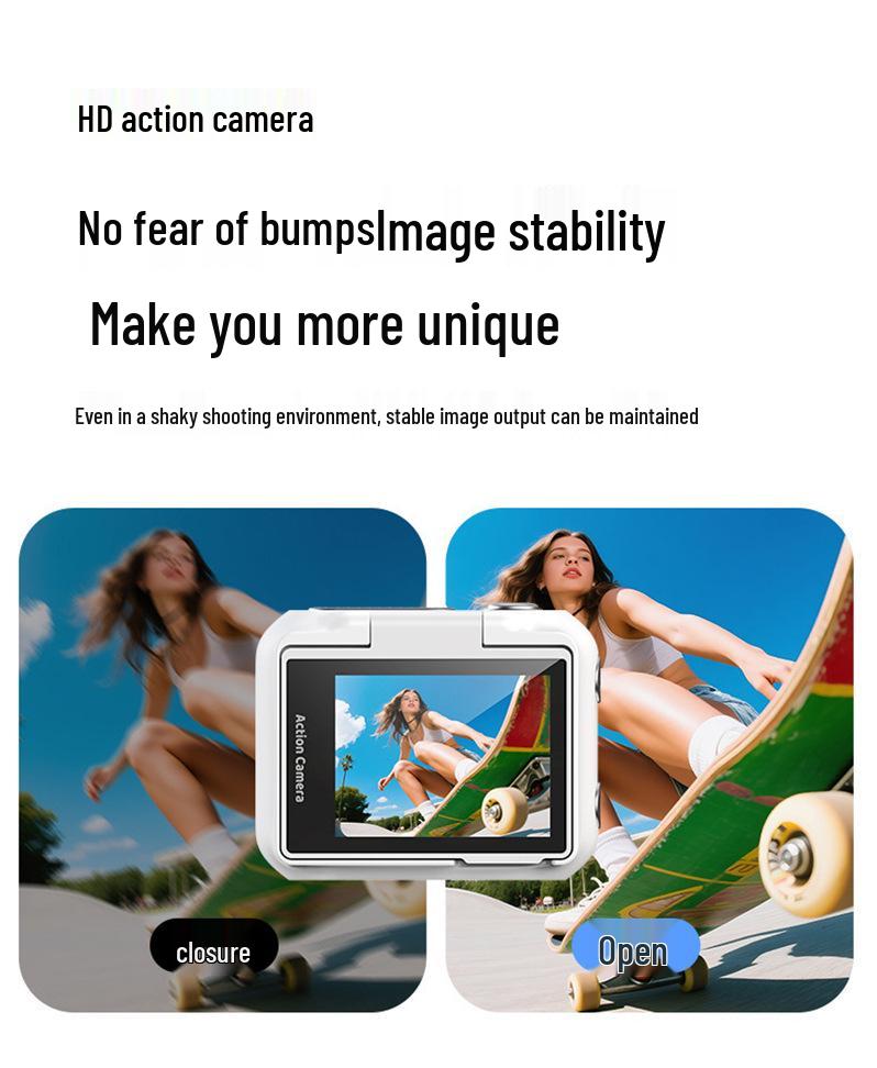Retro Thumb HD Magnetic Camera: Portable Photo & Video Recorder for Students