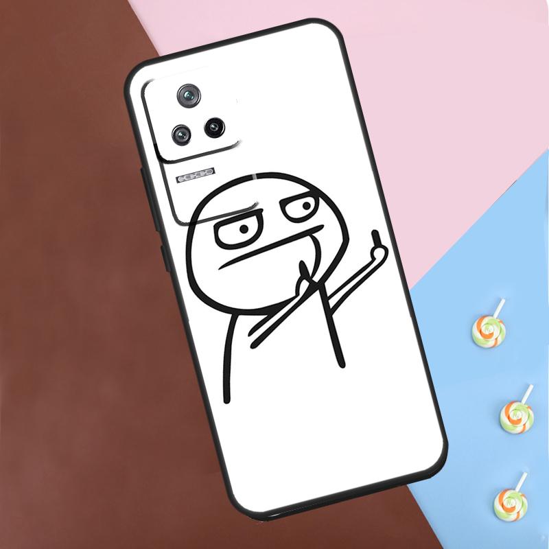 Смешной чехол со средним пальцем для Xiaomi 13 14 13T Pro 11T 12T 12 Lite POCO X6 Pro X3 X4 X5 M6 Pro M5s F3 F5