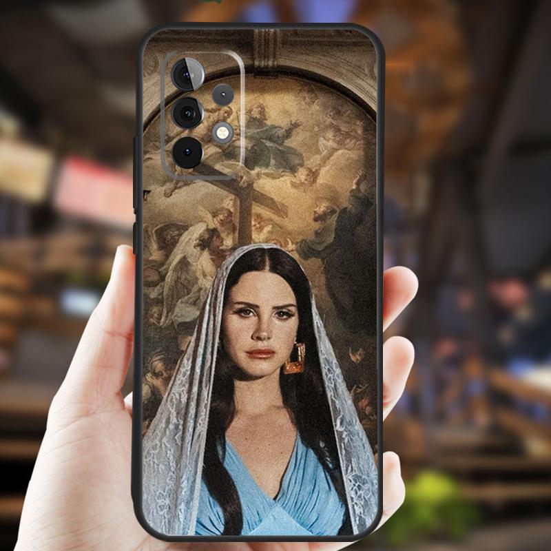 Чехол для телефона Samsung Galaxy A26 A54 A14 A36 A16 A33 A56 A15 A55 A53 A35 A22 A32 A52 A34 A05 A06 с изображением певицы Ланы Дель Рей