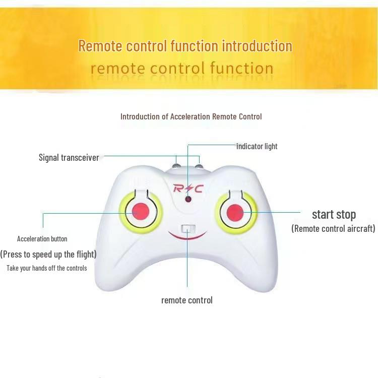 Детский прочный мини-дрон: Игрушка летательный аппарат с дистанционным управлением
