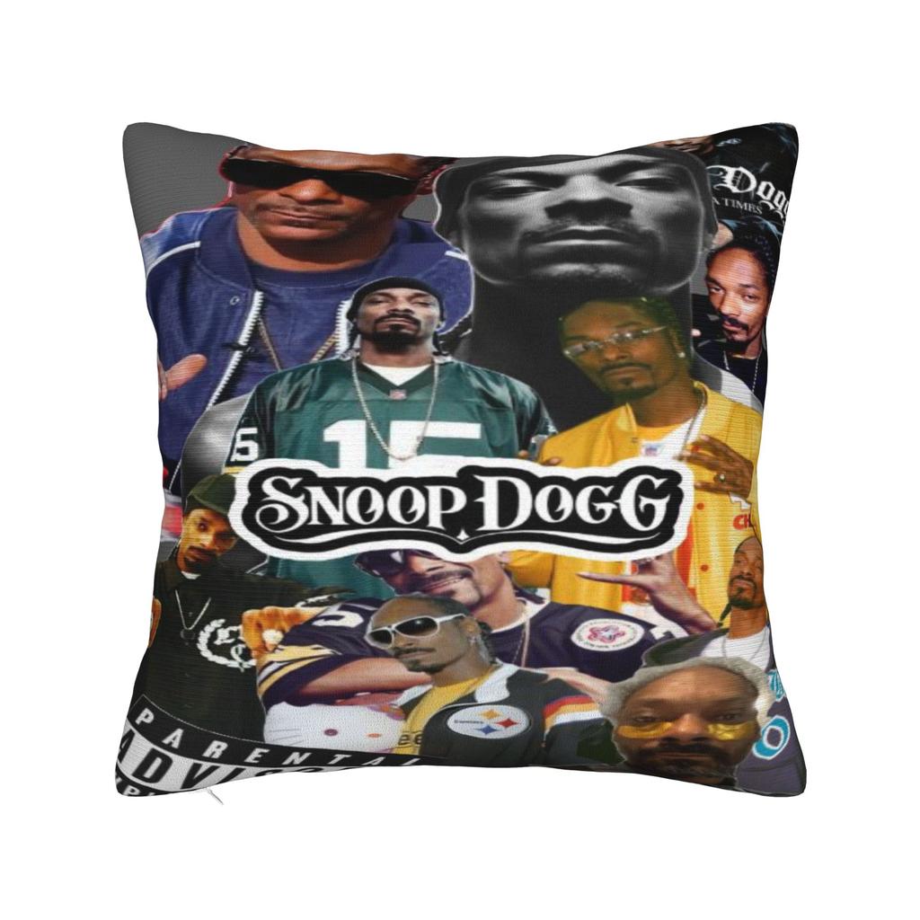 Наволочки Snoop Dogg Мерч Мягкая Наволочка Чехол для Декоративной Подушки Декор Автомобиля На Молнии Разные Размеры
