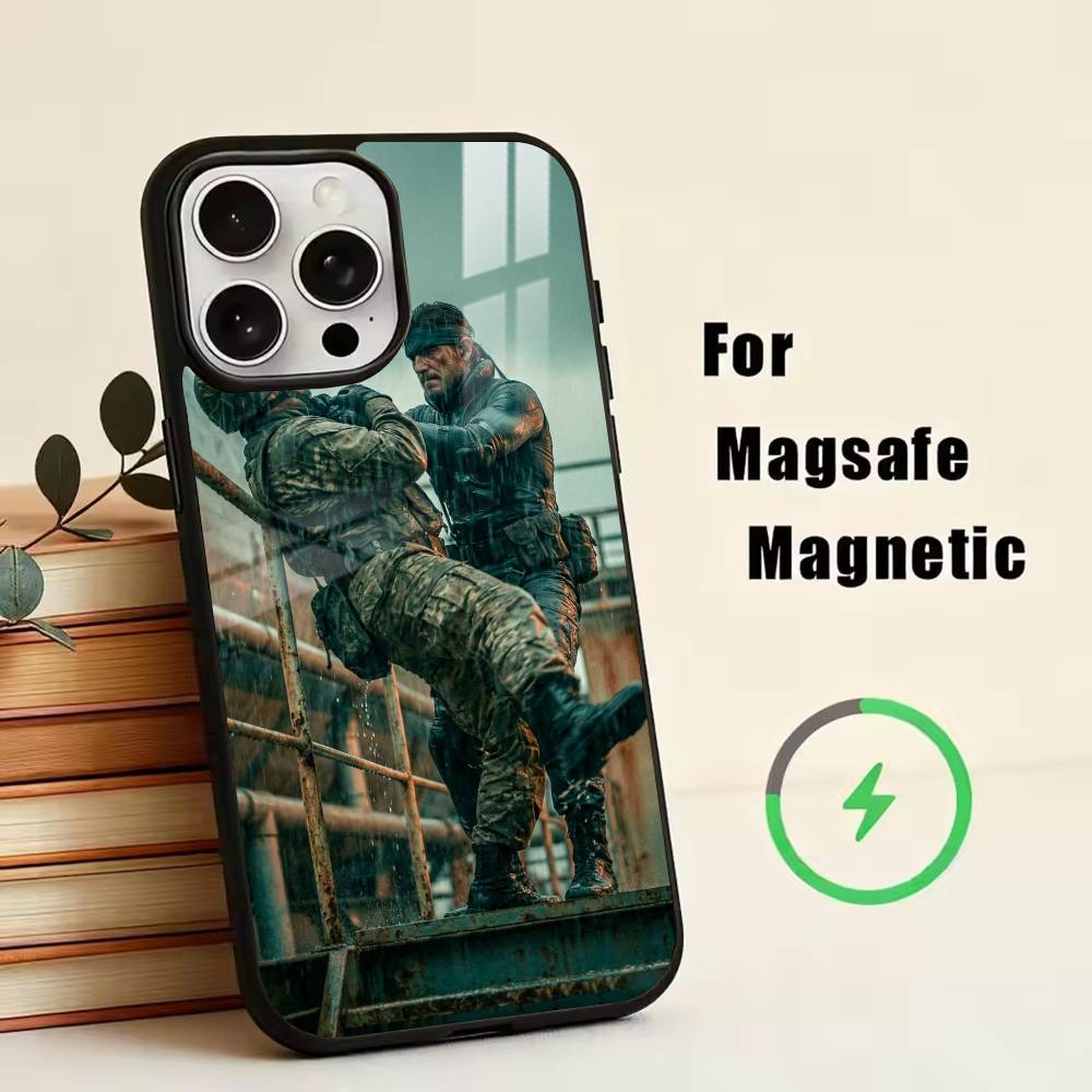 GM-Metal Gear Solid1 Phone Case For iPhone17,16,15,14,13,12,11 Plus,Pro Magnetic For Magsafe Wireless Charging