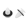 Reinforced Nylon Car Door Panel Fixing Clips High Strength Upholstery Clips Genuine Replacement (White + Matte)