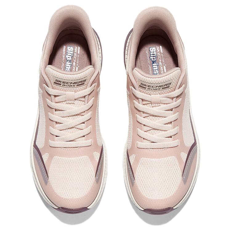 Skechers Low Top Lace Up Fabric Low top Casual Shoes Women's Pink 117741-PKMT