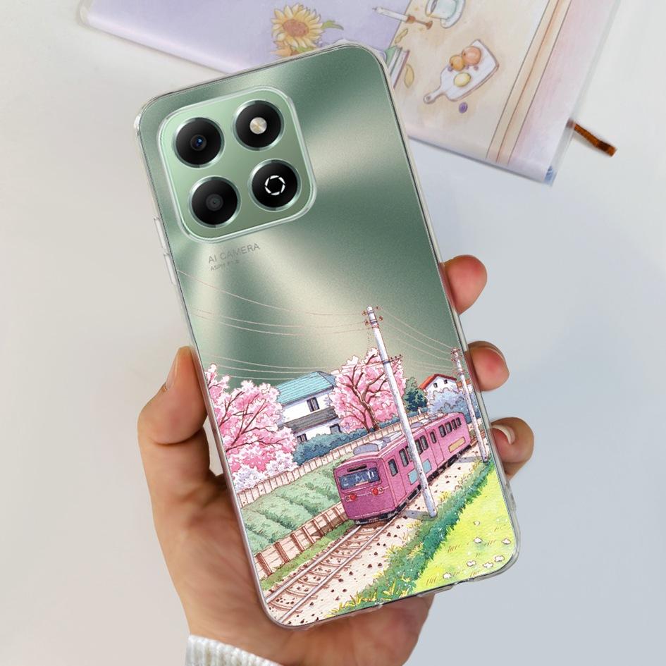 Чехол для Honor X6b JDY-LX1 JDY-LX2 Чехол Роскошный Мраморный Узор Мягкий Прозрачный Силиконовый Задняя Крышка Телефона Для Honor X6b 4G X 6B Fundas