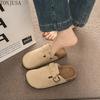 Summer Outer Wear Platform Boken Bag Head Half Slippers Women's Shoes
