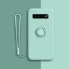 Мягкий силиконовый чехол для Samsung Galaxy S10 Plus S21 S20 FE Ultra S Note 20 9 10 S9 S8 S10E E Note20 Note9 крышка с кольцом-держателем и подставкой