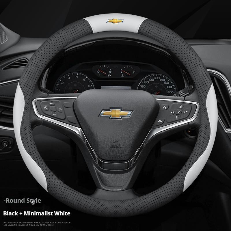 HNOXY1 Кожаная Накидка на Руль Автомобиля для Chevrolet Aveo Cruze Spark Orlando Prisma Sail Tracker Silverado Camaro Equinox Аксессуары