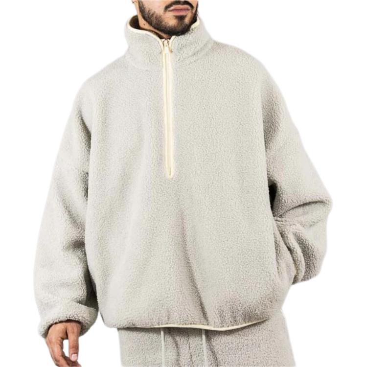 Fear of God Athletics Polar Fleece Hike 1/2 Zip Sesame Мужская уличная одежда IM6076