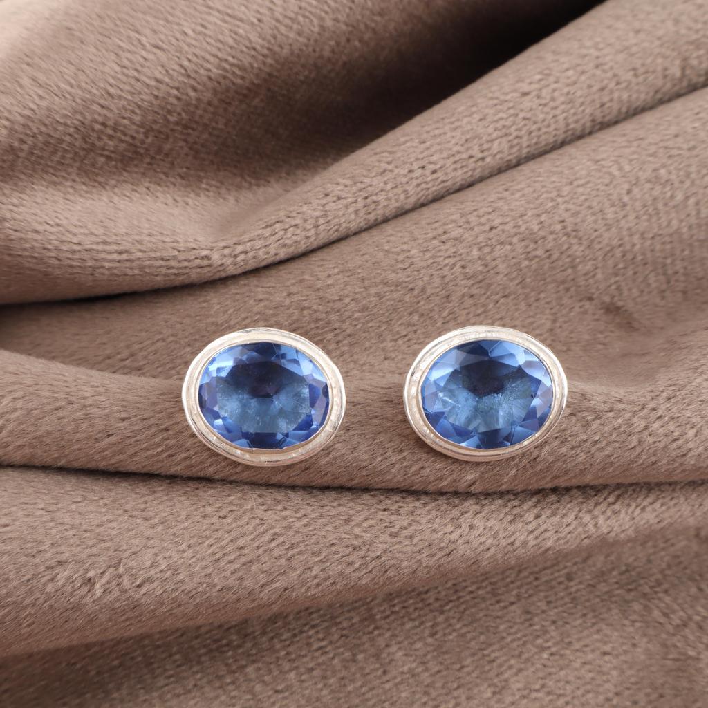 Tanzanite Handmade Gemstone Earrings, 925 Solid Sterling Silver Earrings Dainty Jewelry, Earrings For Engagement Gift