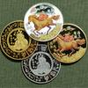 1/2Pcs Metal Lucky Collection Coin 2026 Horse Year Souvenir Coins Mascot Zodiac Horse Commemorative Coin New Year Event Gift