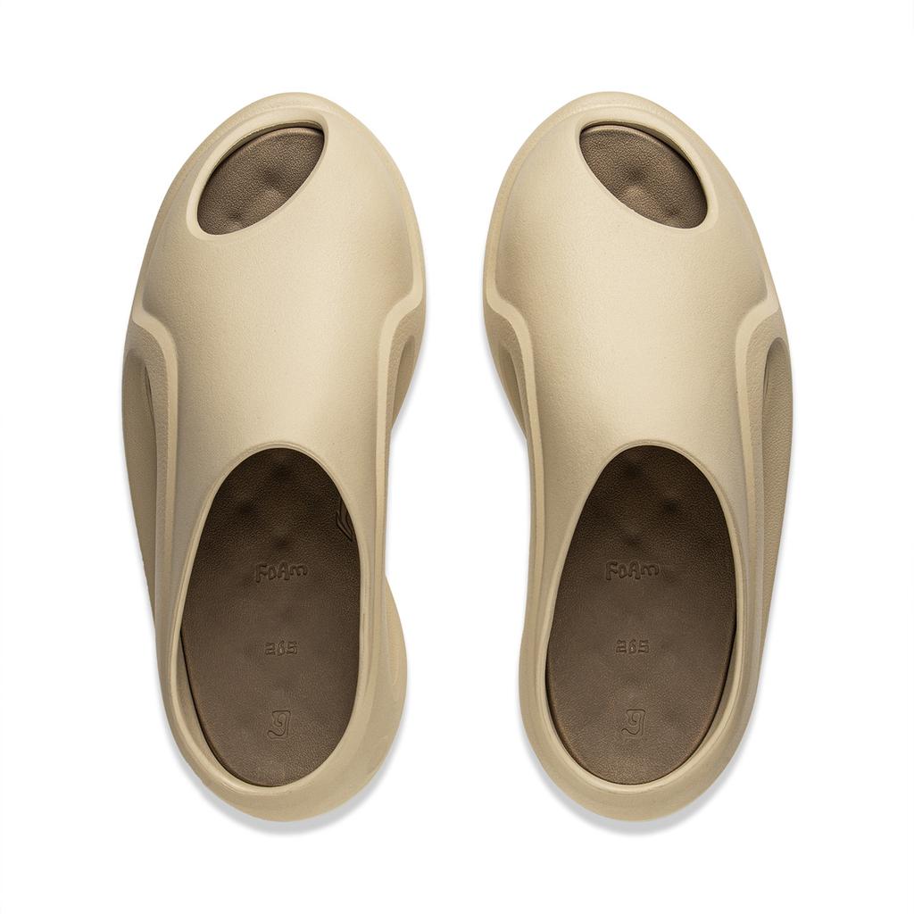 Li Ning Yun You Slay 2.0 Trendy Comfortable Slide Sandals With Replacement Insoles Silent Non-Slip Unisex Sandals Light-Brown AZSV009-7