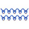 Spring Clamps 10pcs 2 Inch Woodworking Tools Plastic Nylon Grip Cramps