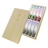 Kunjudo Hana Kaori Incense Sticks, Assorted Short Sizes, 8 Sticks, Paulownia Wood Box, #634