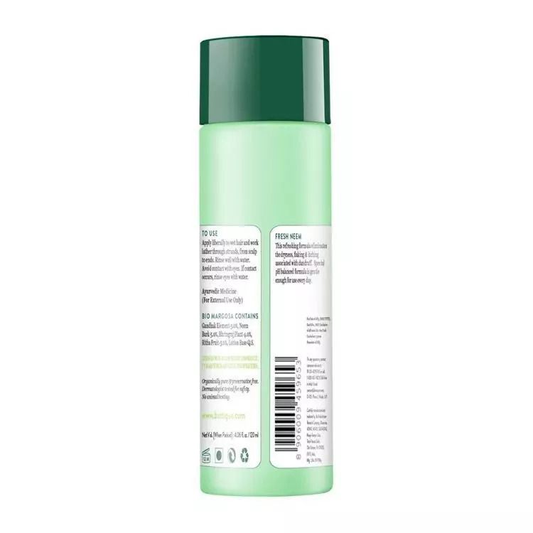 Шампунь-кондиционер против перхоти с Нимом (190 мл), Fresh Neem Anti Dandruff Shampoo with Conditioner,  Biotique