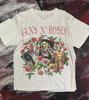 Guns N’ Roses 1993 Skin and Bones Винтажный стиль Репринт Унисекс Футболка