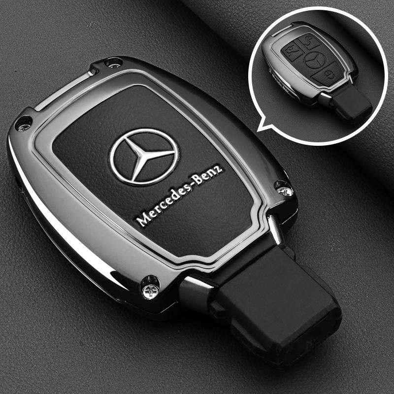 SFX1 Car Key Case Cover Key Bag Accessories For Mercedes Benz A B C S Class AMG GLA CLA GLC W176 W221 W204 W205 Shell Fob Keychain