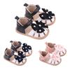 0-12 Month Newborn Baby Girls Sandals Bow Decoration Crib Shoes