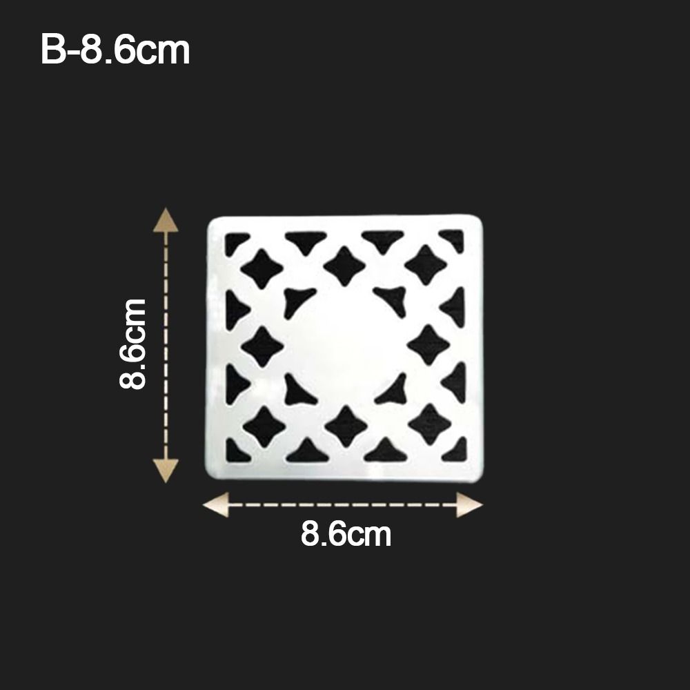 No Rust Floor Drain Cover Stainless Steel Shower Drain Hole Filter Bathroom Hardware Parts