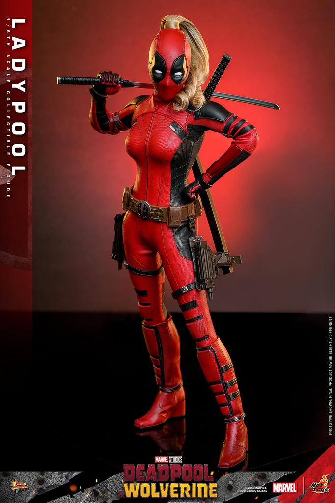 Movie Masterpiece Deadpool Wolverine Lady Deadpool Scale Figure & 1/6