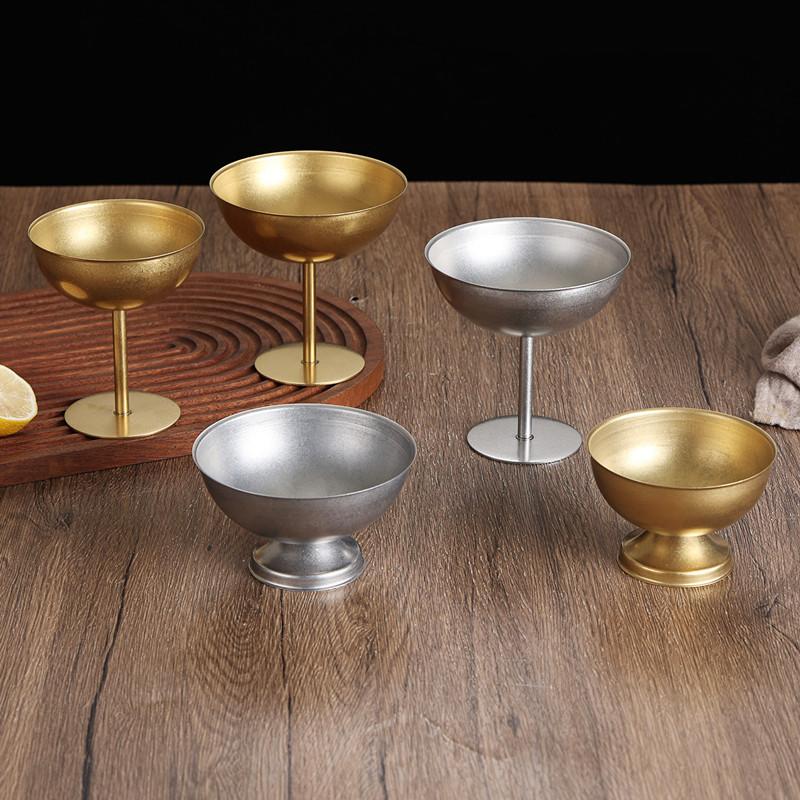 Multipurpose Stainless Steel Goblet for Serving Ice Cream and Fruit Desserts