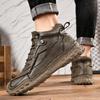 Внешняя торговля всесезонная мужская обувь из хлопка большого размера для осени и зимы, модная обувь для отдыха на открытом воздухе, мужские ботинки из хлопка 2025 года, повседневная обувь