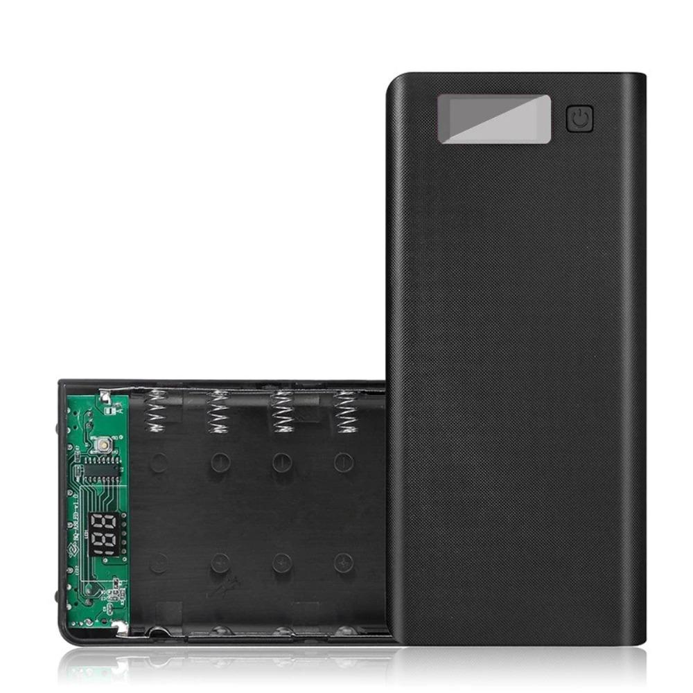 Cold Light Screen Battery Holder 8*18650 Charging Storage Case Mobile Phone Charger Shell Case