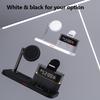 Online Product Desk Multifunctional Charger Station RGB With Night Light Digital Alarm Clock 3 in 1 Wireless Charger Custom Logo