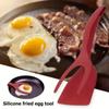 2 In 1  Silicone Steel Frying Spatula Clip Pancake Frying Fish Spatula Pizza Steak Spatula Household Kitchen Utensils Frying Steak Spatula Steak Clip