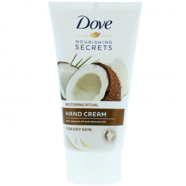 Crème pour les mains - DOVE - Nourishing Secrets - Huile de noix de coco - Lait d'amande - 75ml