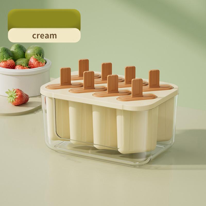 Силиконовый лоток для кубиков льда с крышкой, 8/22 отсеков, пищевой льдогенератор для домашнего использования, форма для мороженого и мороженого