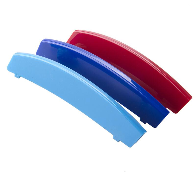 11 Slats Front Grille Cover Strips Clip Trim For BMW 5 Series E60 E61 2004-2010