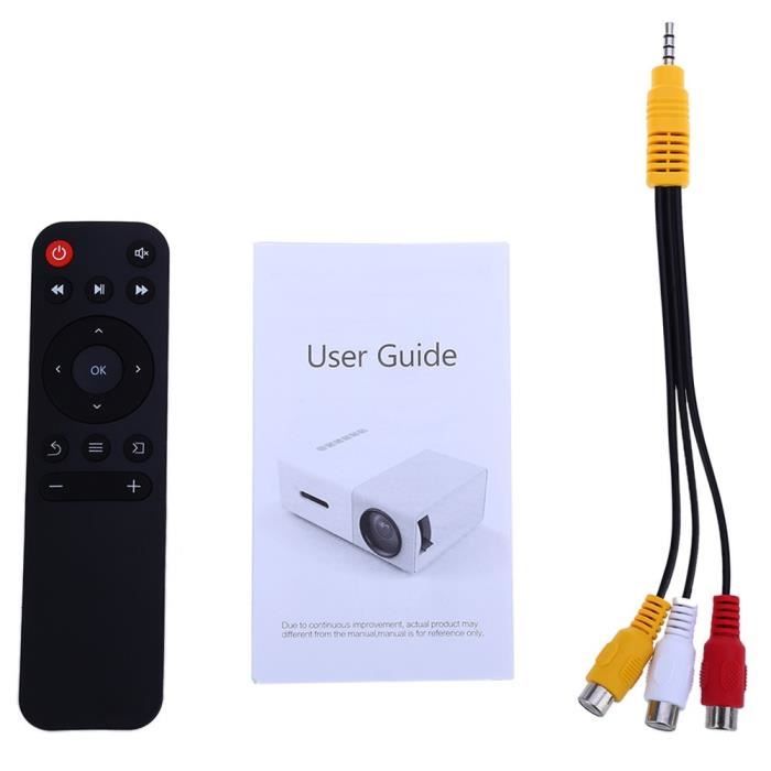 Projecteur Vidéo Portable YG300 Full HD 1080p - Jaune