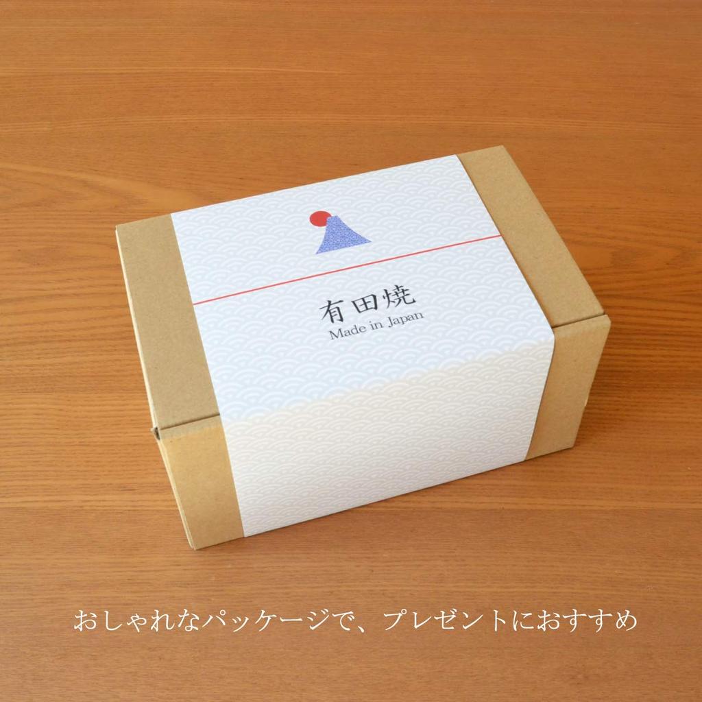 Чаша для чая Подарочная пара Стильная подарочная коробка Arita Ware Чаша для риса Nisai Maru Crest Сделано в Японии Парная