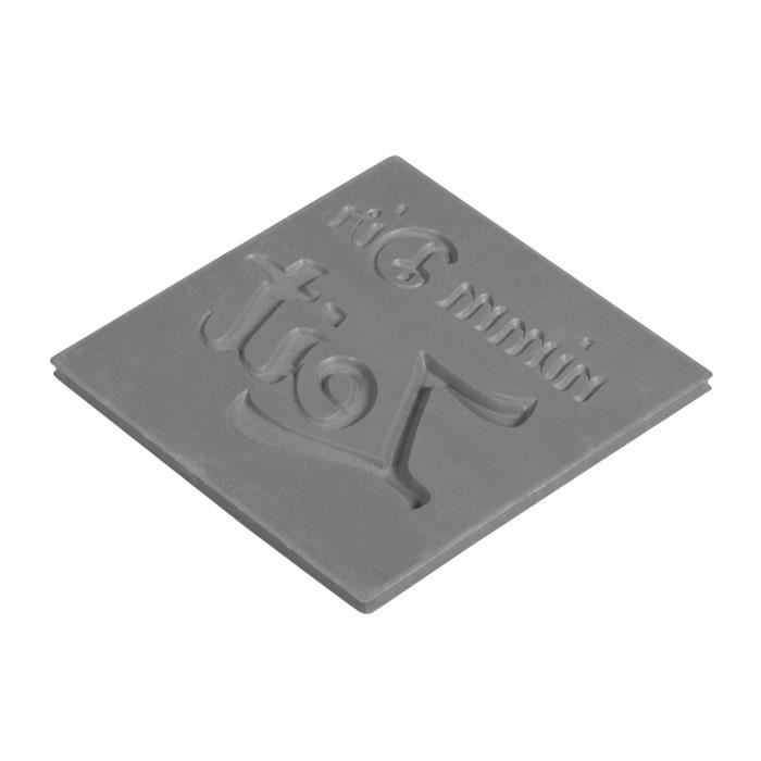 Label - nimm Dir Zeit - 50x50mm - Noir - Message spécial unique - Accessoires de salle de bain