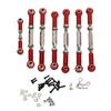 RC Car Tie Rods Full Set Aluminium Alloy Steel Turnbuckles for Traxxas SLASH 1 10 Short Course Upgrade Parts Red