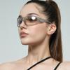 Панк-солнцезащитные очки Y2K для женщин и мужчин, модные спортивные солнцезащитные очки, стильные party-очки, очки для активного отдыха и путешествий
