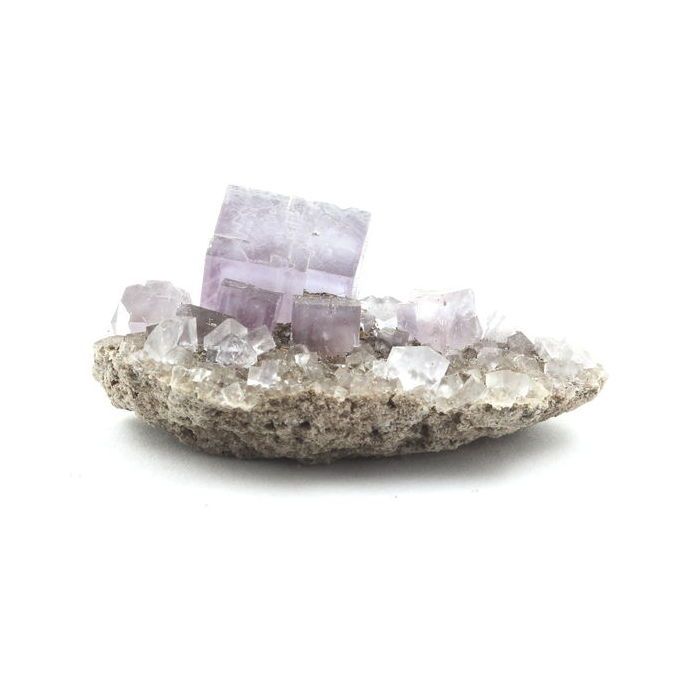 Pierres et Minéraux. Fluorite. 92.0 ct. Durfort, Gard, Occitanie, France.