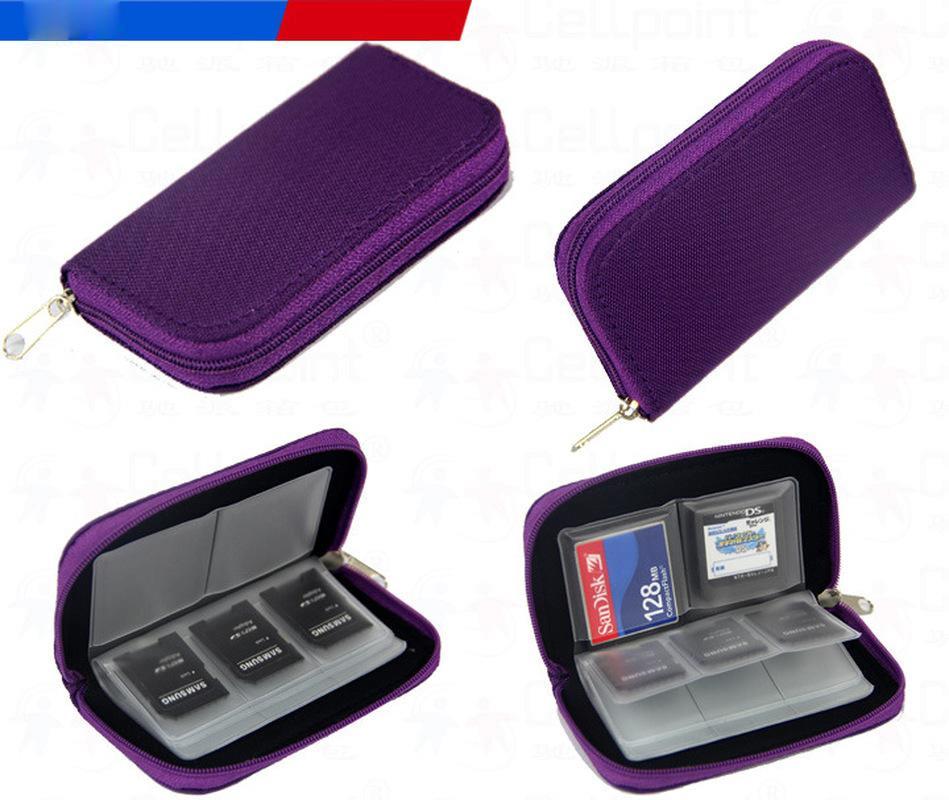 Memory Card Storage Bag Carrying Case Holder Wallet 22 Slots for Game Accessories Memory Card Box