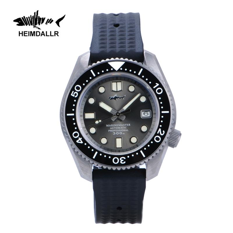 Heimdallr Titanium MM300 Mechanical Watch NH35 Automatic Movement Sapphire Crystal C3 Super Luminous 300m Waterproof Men's Watch