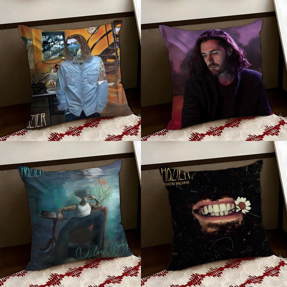 Hozier singer Cushion Cover Reversible Soft Durable Pillow Cover Home Car MultiScene Use for Daily Comfort