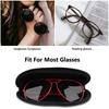 Soft Sunglasses Case Durable Reading Glasses Case Fashion Zipper Glasses Pouch  for Men and Women