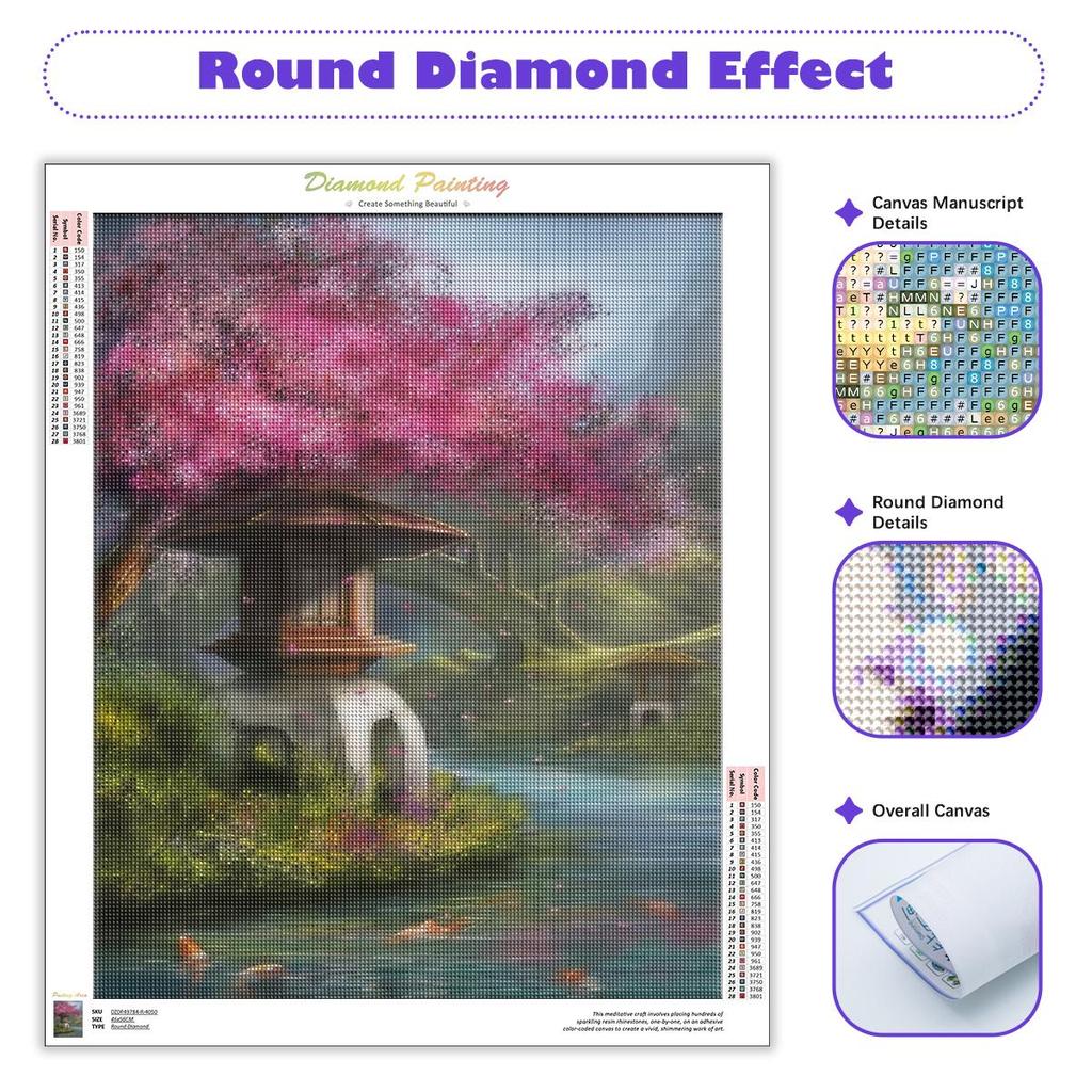 5D алмазная живопись река полное круглое дерево Алмазная вышивка мозаика распродажа пейзажный декор для дома 30x40 см/12x16 дюймов